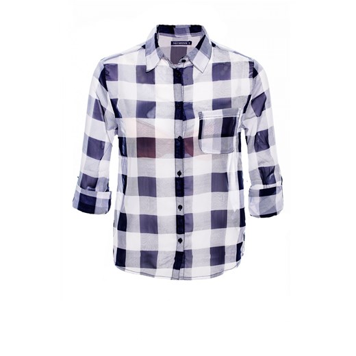 Georgette checked shirt