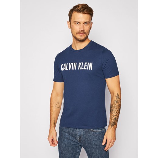 Calvin Klein Performance T-Shirt 00GMF0K243 Granatowy Regular Fit XL MODIVO