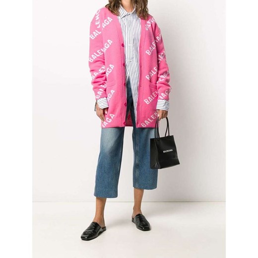 Sweter damski BALENCIAGA z dekoltem w serek 