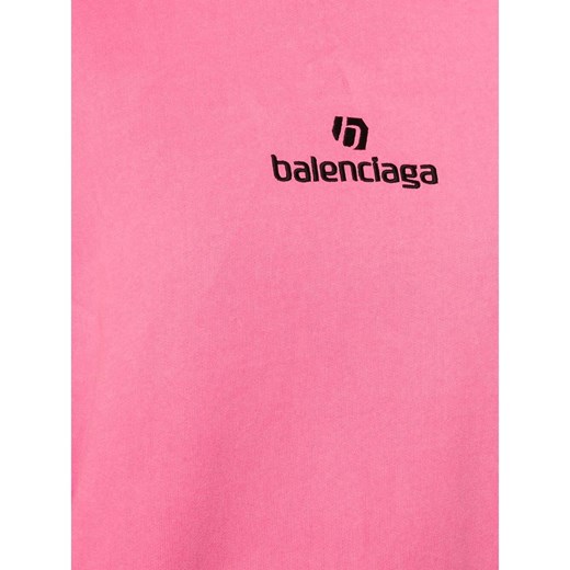 Różowa bluza damska BALENCIAGA na jesień