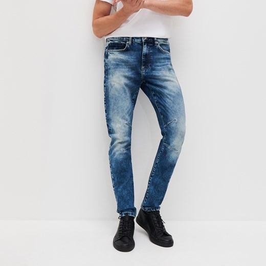 Reserved - Spodnie jeansowe slim - Niebieski Reserved 36 Reserved