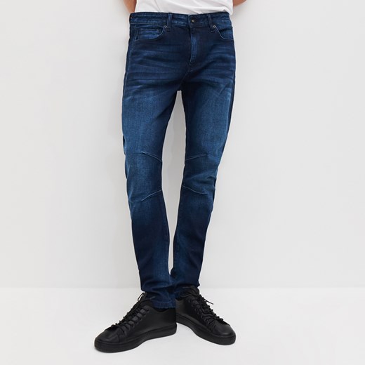 Reserved - Spodnie jeansowe slim - Granatowy Reserved 30 Reserved