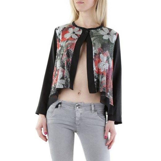 Sexy Woman Kurtka Kobieta - WH4-D495 - Czarny Sexy Woman S Italian Collection Worldwide
