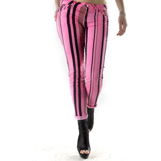 Sexy Woman Spodnie Kobieta - WH4-J3159 - Różowy Sexy Woman S Italian Collection Worldwide