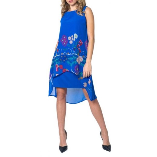 Desigual Sukienka Kobieta - WH7-VEST_CARNEGIE_307 - Niebieski Desigual 36 Italian Collection Worldwide