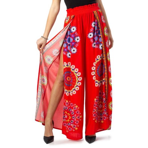 Desigual Spodnie Kobieta - WH7-PANT_CRETA_146 - Czerwony Desigual S Italian Collection Worldwide