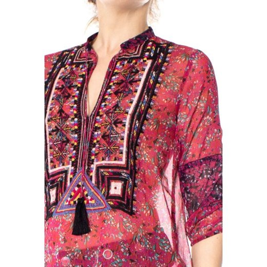 Desigual Bluzki Kobieta - WH7-BLUS_ROMINA_134 - Fuksjowy Desigual M Italian Collection Worldwide