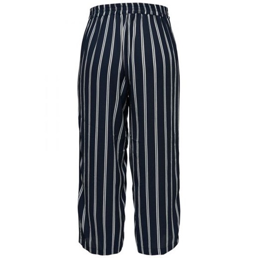 Only Spodnie Kobieta - Winner Palazzo Culotte Pant Noos Stripes - Niebieski 40 Italian Collection Worldwide