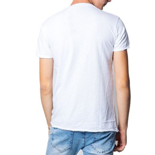 Brian Brome T-shirt Mężczyzna - WH7-TINTA_UNITA_COLLO_V_BASIC_8 - Biały Brian Brome XL Italian Collection Worldwide