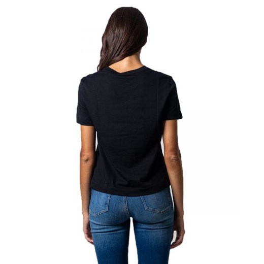 Calvin Klein Jeans T-shirt Kobieta - Grid Logo Tee - Czarny S Italian Collection Worldwide