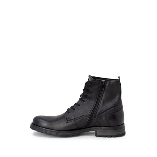 Jack Jones Mężczyzna Boots - WH7-Orca_Leather_Anthracite_19_STS_153 - Czarny Jack Jones 42 Italian Collection Worldwide