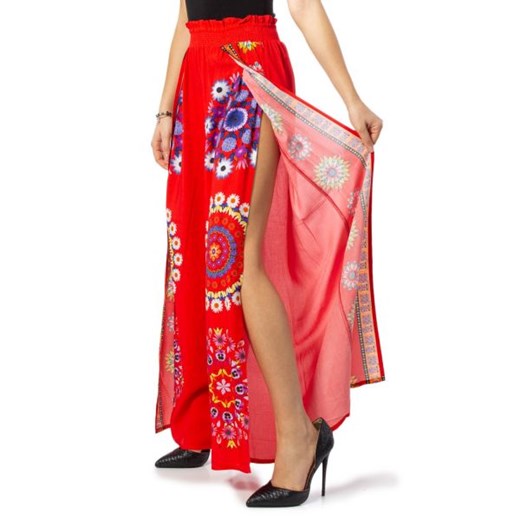Desigual Spodnie Kobieta - WH7-PANT_CRETA_146 - Czerwony Desigual S Italian Collection Worldwide