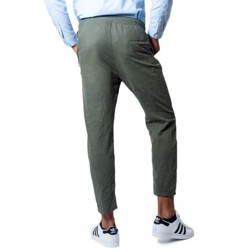 Hydra Clothing Spodnie Mężczyzna - LUNGO LINO CATENA - Zielony Hydra Clothing XL Italian Collection Worldwide
