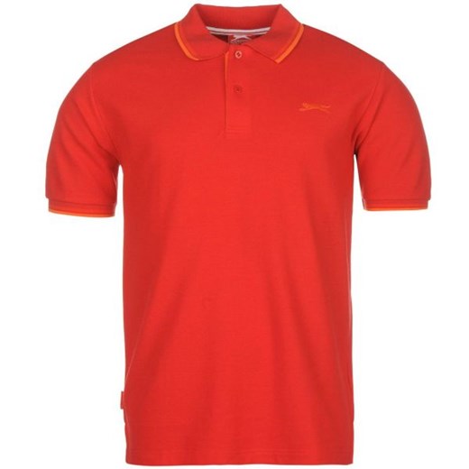 Męska koszulka polo Slazenger w kolorze wiśniowo-czerwonym Slazenger M Italian Collection Worldwide