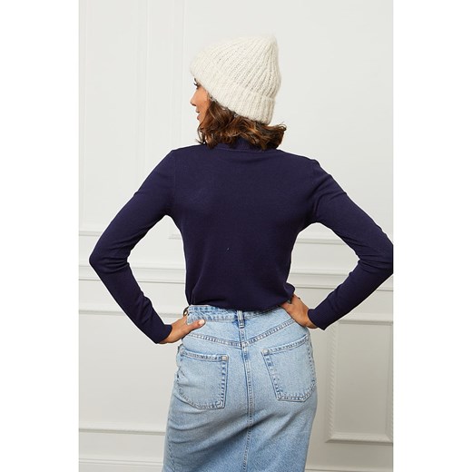 Sweter damski Soft Cashmere z golfem kaszmirowy 