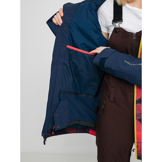 Kurtka snowboardowa Burton Ak Gore Tex 2L Embark Wmn (hibiscus pink cloud marble/dress blue) Burton S SUPERSKLEP