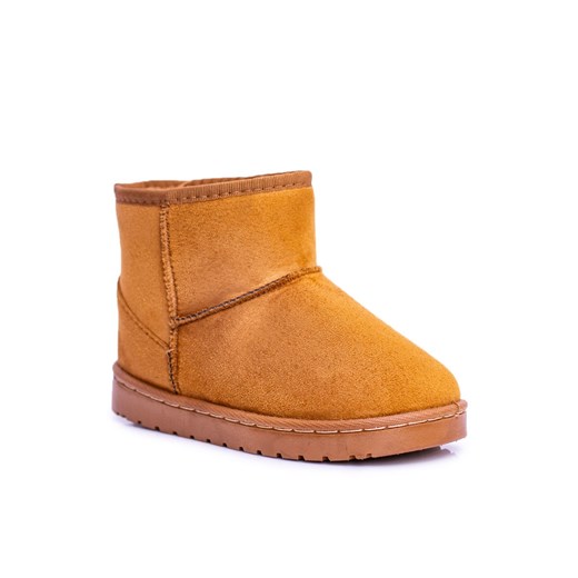 Buty zimowe dziecięce pomarańczowe Frrock śniegowce