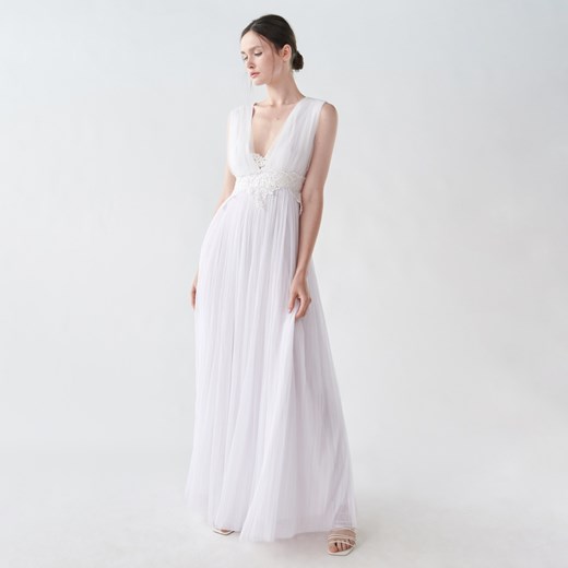 Mohito - Sukienka maxi z koronkowym detalem BRIDAL - Mohito S Mohito