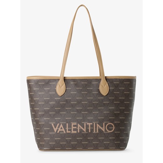Brązowa shopper bag Valentino wakacyjna 