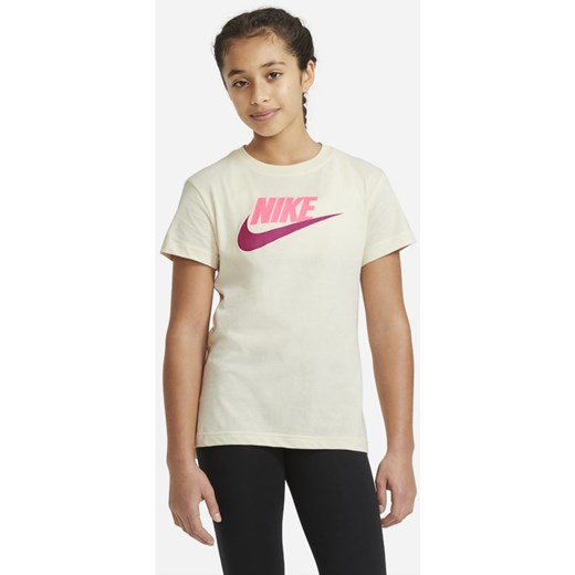 Bluzka dziewczęca Nike z krótkimi rękawami 