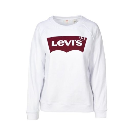 Levi`s Bluza Kobieta - WH7-RELAXED_GRAPHIC_CREW_8 - Biały XS Italian Collection Worldwide