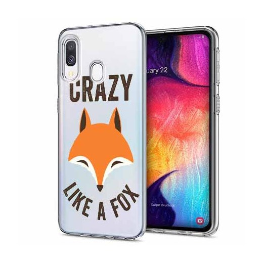 Etui na Samsung Galaxy A20e - Crazy like a fox. Galaxy A20e Etuistudio