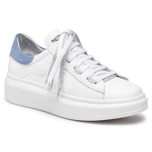 Buty sportowe damskie białe Patrizia Pepe sneakersy na wiosnę sznurowane 