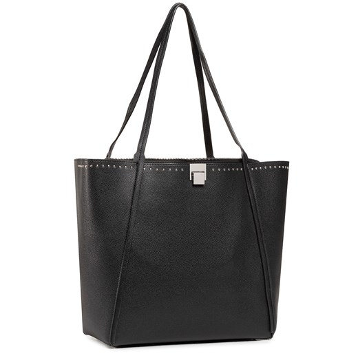 Shopper bag Jenny Fairy czarna elegancka duża na ramię 