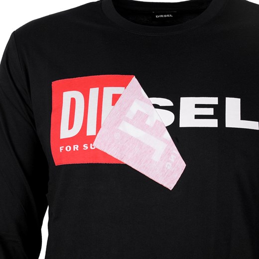 T-shirt męski Diesel z długimi rękawami 