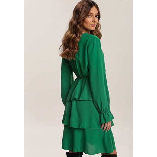 Zielona Sukienka Softpeak Renee S/M Renee odzież