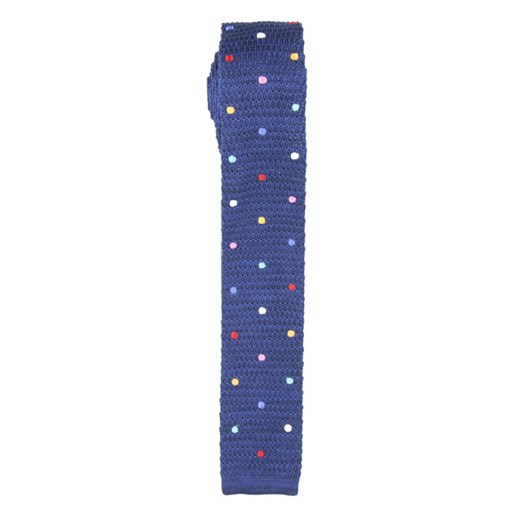 Krawat niebieski Em Men`s Accessories w abstrakcyjne wzory 