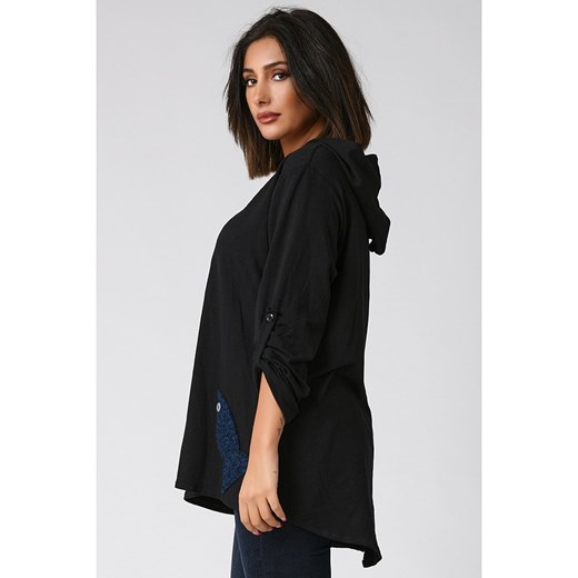 Bluza "Rumba" w kolorze czarnym Plus Size Fashion 48/50 Limango Polska
