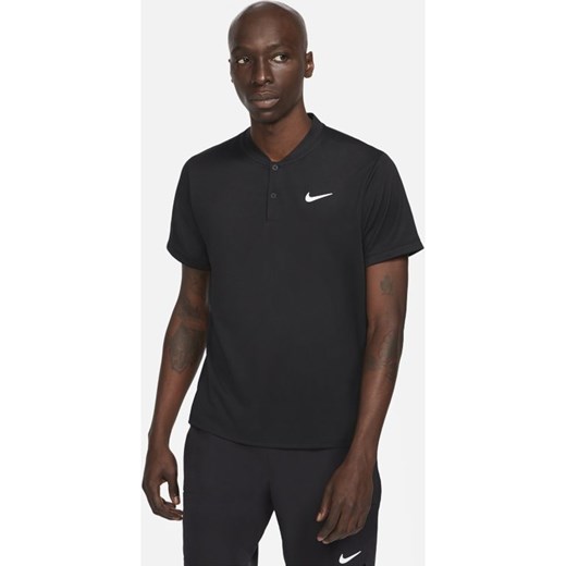 Męska koszulka polo do tenisa NikeCourt Dri-FIT - Czerń Nike S Nike poland