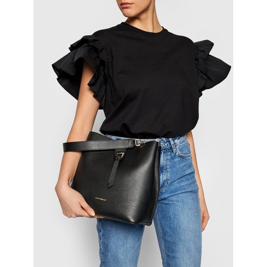 Shopper bag Coccinelle czarna na ramię 