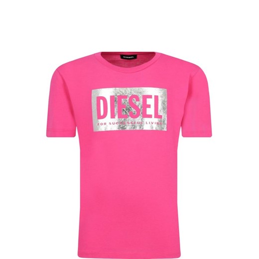 Diesel T-shirt TFOIL | Regular Fit Diesel 120 wyprzedaż Gomez Fashion Store