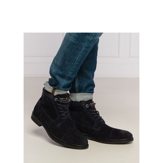 Pepe Jeans London Skórzane buty THOMAS 45 promocja Gomez Fashion Store