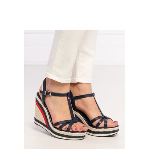 Tommy Hilfiger Koturny STRAPPY HIGH WEDGE Tommy Hilfiger 36 promocja Gomez Fashion Store