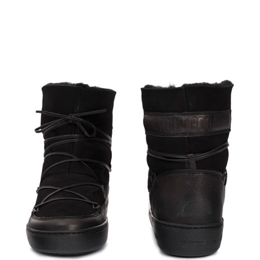 Moon Boot Skórzane śniegowce Pulse Low Shearling Moon Boot 36 okazja Gomez Fashion Store