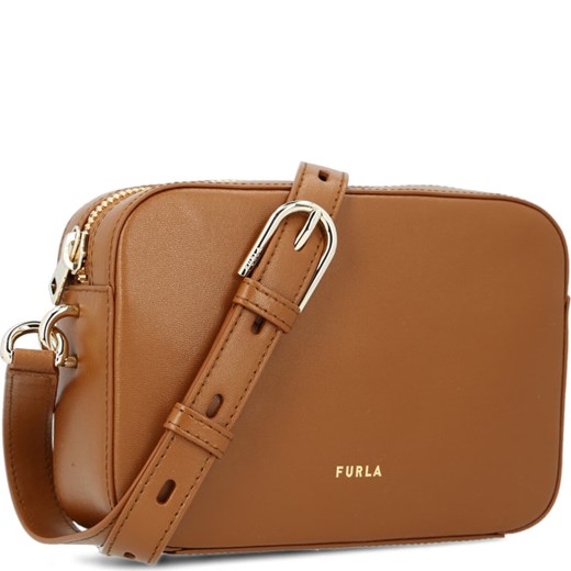 Furla Skórzana listonoszka BLOCK MINI Furla Uniwersalny okazja Gomez Fashion Store