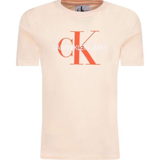 CALVIN KLEIN JEANS T-shirt MONOGRAM LOGO | Regular Fit 116 okazja Gomez Fashion Store