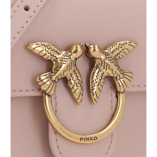 Pinko Skórzana saszetka nerka / listonoszka LOVE BABY ICON SIMPLY Pinko Uniwersalny promocyjna cena Gomez Fashion Store