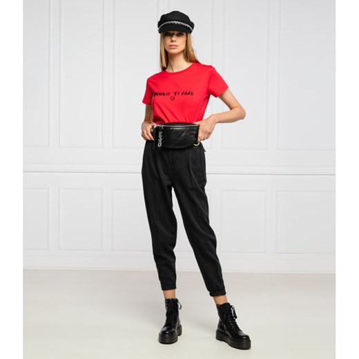 Pinko Skórzana saszetka nerka LOVE CLASSIC Pinko Uniwersalny Gomez Fashion Store promocja