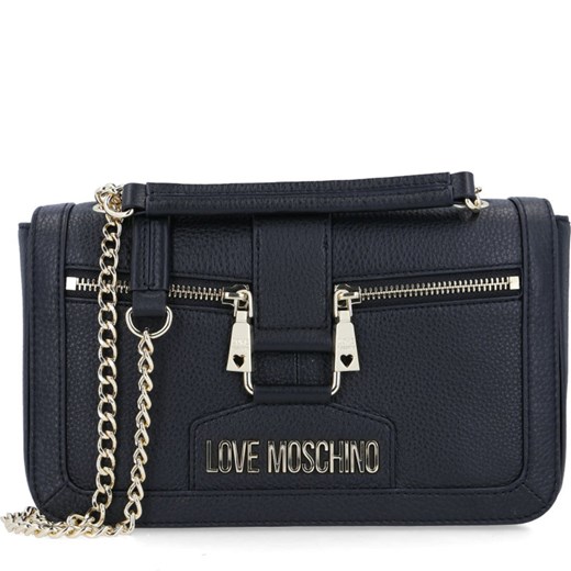Love Moschino Skórzana listonoszka Love Moschino Uniwersalny Gomez Fashion Store okazyjna cena