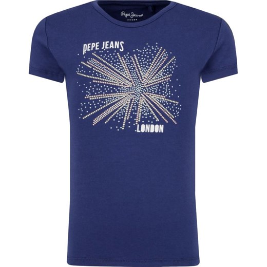 Pepe Jeans London T-shirt HOPE | Regular Fit 110 wyprzedaż Gomez Fashion Store