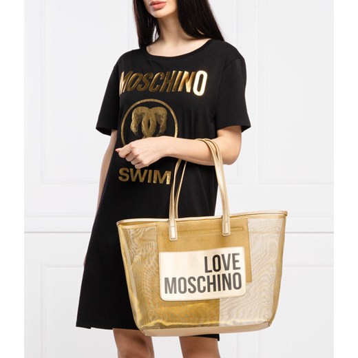 Love Moschino Shopperka Love Moschino Uniwersalny Gomez Fashion Store wyprzedaż