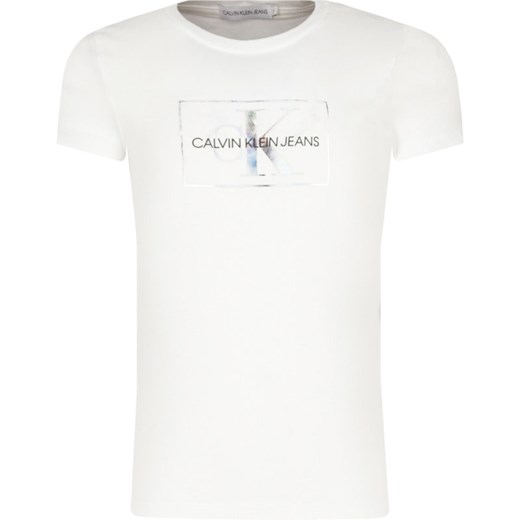 CALVIN KLEIN JEANS T-shirt MONOGRAM | Regular Fit 140 okazyjna cena Gomez Fashion Store