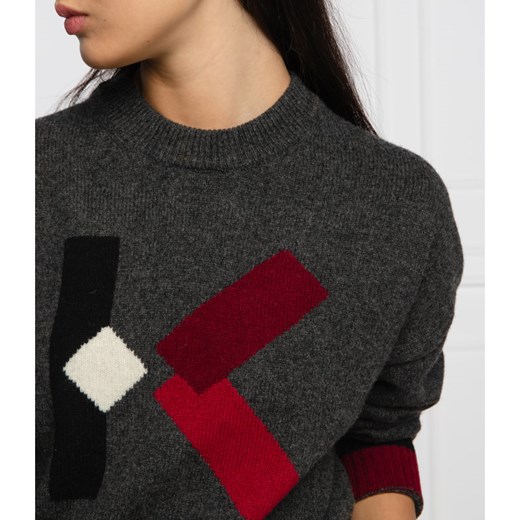 Kenzo Wełniany sweter | Regular Fit Kenzo S Gomez Fashion Store okazyjna cena