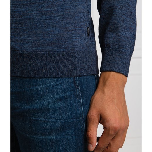 Boss Wełniany sweter Leno-P | Slim Fit L Gomez Fashion Store okazyjna cena