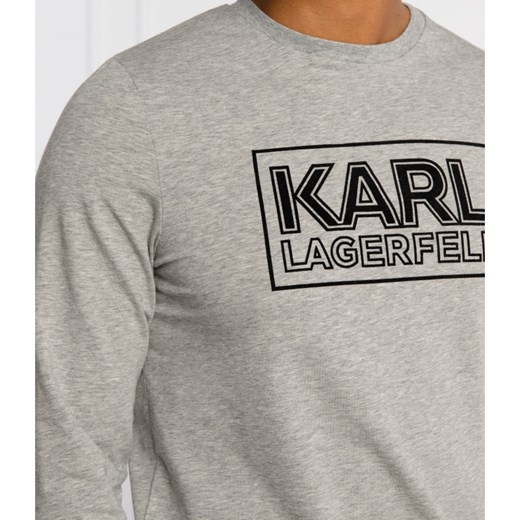 Karl Lagerfeld Longsleeve | Regular Fit Karl Lagerfeld L promocja Gomez Fashion Store