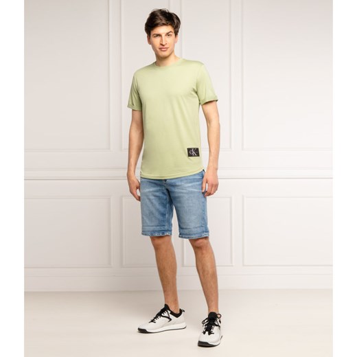T-shirt męski Calvin Klein na lato z krótkimi rękawami 